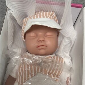 IVITA 14 inch Full Body Silicone Baby Boy Doll That Look Real, Not Vinyl Dolls